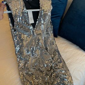 ERAS TOUR ZARA sequin dress